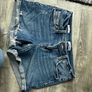 Vigoss Blue Jean Shorts Distressed Cut-Offs